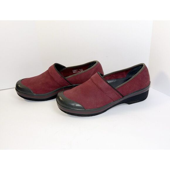 Dansko Volley Clogs Leather Slip On Comfort Shoes Nurse Comfort Women 41/10.5-11 - Picture 3 of 11